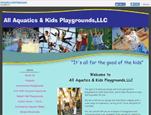 Tablet Screenshot of allaquaticskidsplay.com